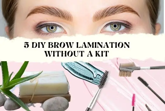 DIY Eye Brow Lamination Without A Kit