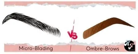 MicroBlading vs ombre brows/ powder brows
