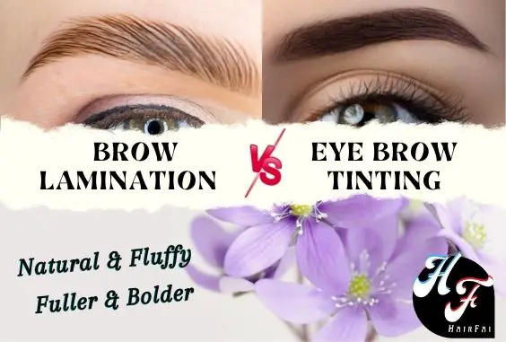 Brow Lamination VS EyeBrow Tinting