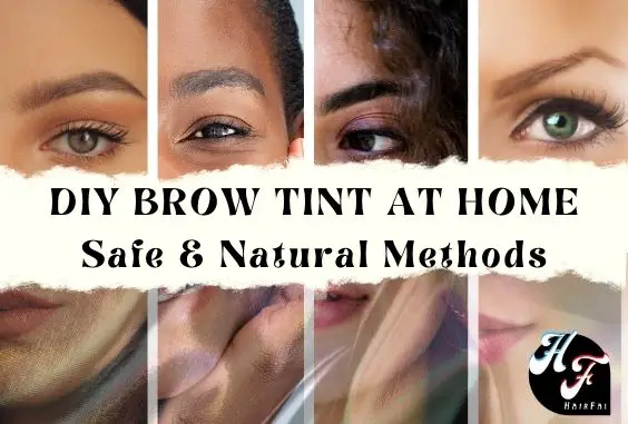DIY EyeBrow Tint at Home - Natural & Safe