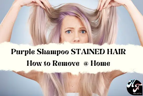 How to Get Purple Shampoo Out Of Hair FAST